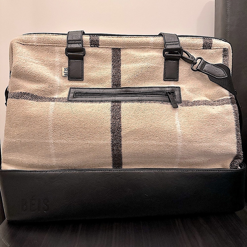 BEIS Weekender Bag Plaid